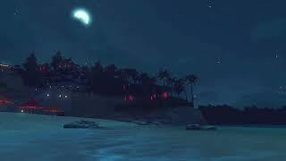 Crashing Waves on the Shore: Late Night Beach Ambience - FFXIV Ambience