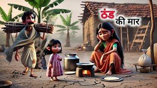 ठंड और भूख का कहर - Garibon Ki Dardbhari Kahani Jo Rula Degi  | Thand Ka Kahar Hindi Kahani