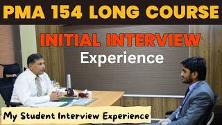 PMA 154 Initial Interview Experience and important questions