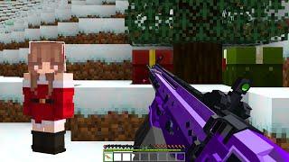 Ruining a Christmas Minecraft Server with Guns