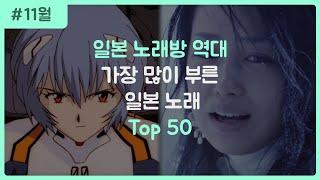 [J-POP] 일본 노래방 역대 일본 노래 순위 TOP 50 (1992~2018)