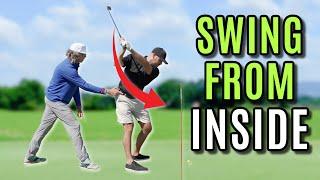 The TRICK To Create An Inside Out Swing Path