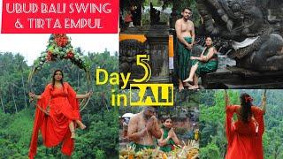 Ek dream complete️️Bali Swing | Tirta Empul Temple | Best #ubud #bali Swing #travel #vlog #youtube