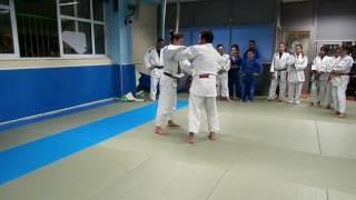 Eri seoi nage & Eri seoi otoshi in kenka yotsu by Takis Vakatasis 6th Dan