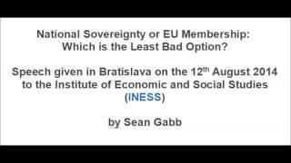 Sean Gabb: Should the UK Leave the European Union?