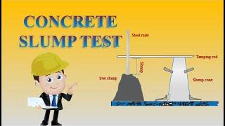 slump test Concrete Slump Test || Concrete slump cone|| procedure for  concrete slump test.