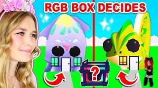 RGB BOX DECIDES What We BUILD In Adopt Me! (Roblox)