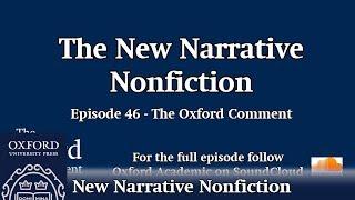 Why is Narrative Nonfiction on the Rise?