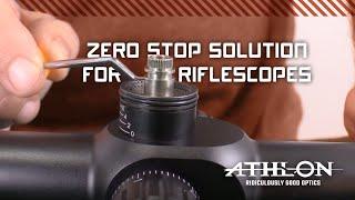 Zero Stop Solution for the Argos BTR & Talos BTR Riflescopes | Athlon Optics