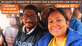 Kolkata To Siliguri By Train Journey | Siliguri To Gangtok By Shared Cab Fare | Gangtok Tour Vlog