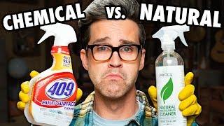 Name Brand vs. Natural Cleaning Product Test