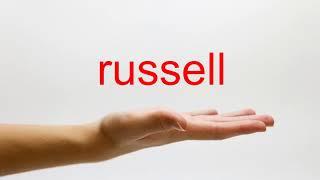 How to Pronounce russell - American English