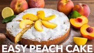 Dessert: How To Make Peach Cake Recipe with Fresh Fruit - Natasha's Kitchen