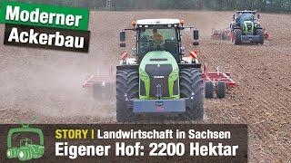 Landwirtschaft bei der Gutsverwaltung Schönfelder Hochland | Claas Traktoren | NaPA-Projekt | Teil 1
