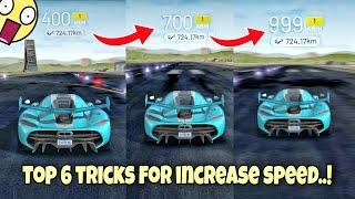 Top 6 tricks for increase speed..!! || Extreme car driving simulator||