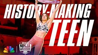 Greatest Runs Ever from the Teenage Women's Champ | American Ninja Warrior | NBC