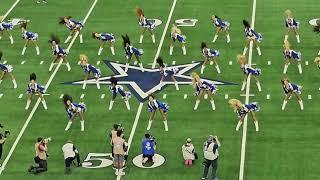 2024 Dallas Cowboys Cheerleaders pregame performance thunderstruck dance 9/15/24 vs new Orleans