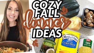 COZY FALL DINNER IDEAS  + Mini Grocery Haul | Budget Friendly Fall Meals