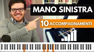 10 Tecniche di Accompagnamento al Pianoforte per la Mano sinistra