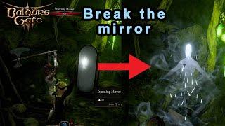 Baldur’s Gate 3: Lae'zel Breaks the Mirror in the Hags Lair 