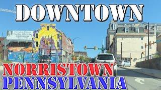 Norristown - Pennsylvania - 4K Downtown Drive