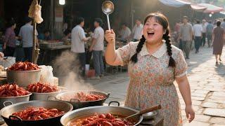 300-lb fat wife's rises as a female billionaire! Sells crawfish, loses 200 lbs, stuns the city.
