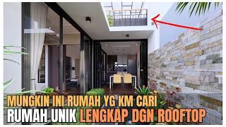 Kamu Pasti Gak Nyangka Ada Rumah Seunik Ini dengan Taman & Rooftop!