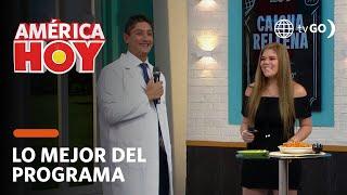 América Hoy: Kelly Ortega, sister of Milena Zárate, post gastric sleeve (TODAY)