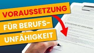 Wann bist du berufsunfähig? (und wie du es beweisen kannst)