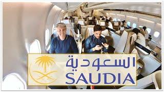 Flying a DRY airline, SAUDIA Airbus A330 in Business Class to Jeddah