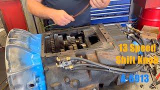 How to hook up a 13 speed knob and preform a bench test see the synchronizer and splitter actuation