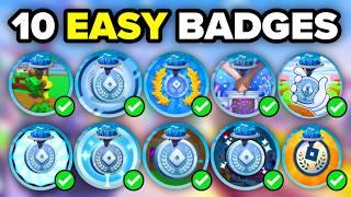 10 EASIEST BADGES/SILVERS TO CLAIM in "THE GAMES" ROBLOX