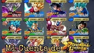 Mi cuenta de Dargon Ball Legends