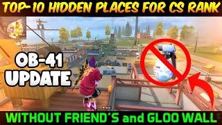 CS RANK SECRET PLACES IN NEXTERRA MAP 2023 | NEXTERRA MAP TOP 5 HIDDEN PLACE IN FREE FIRE 2023