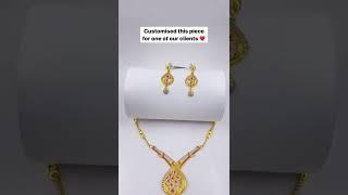 Custom made jewellery for our client | Satva Gold