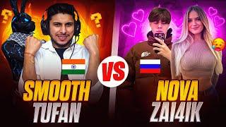 Indian  Legendary Players Vs  Russian  YouTuber - Garena Free Fire 