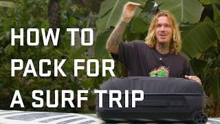 How To Pack Crossroads® Wheeled Luggage for a Surf Trip with Tom Lowe