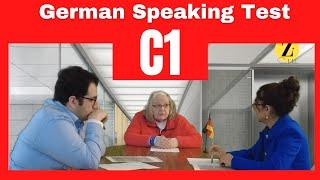 German Speaking Test Level C1, Mündliche Prüfung  C1 Beruf, 2023