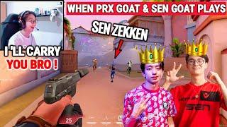 What Happened When PRX F0rsakeN Duo With NA GOAT SEN Zekken Against Immortal Lobby Ranked | Valorant