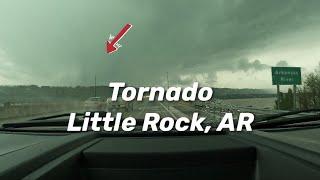 Tornado in Little Rock Arkansas - We were right next to it!