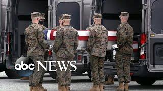 Fallen service members killed in Afghanistan arrive back in US | ABC News