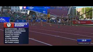 5000m Heat 2 Olympic Trials 2024 Womens - Katelyn Touhy, Elizabeth Leachman