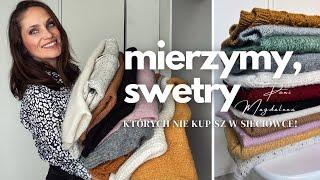 MIERZYMY! Swetry, ktore mam w szafie! Zakochaj sie w Slow Fashion i wydziergaj swój styl️