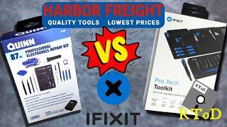 Battle of Repair Kits: iFixit Pro Tech Toolkit  vs Harbor Freight Quinn - Who Wins? #ifixit #repair