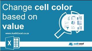 Change cell colour based on value in cell