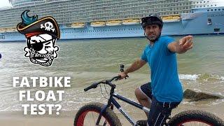 Fat Biking the wake of a cruise ship
