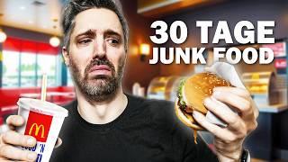 Jeden Tag nur Junk Food essen: So schlecht ging es mir  Selbstexperiment (abgebrochen)