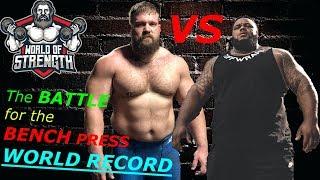 KIRILL SARYCHEV VS JULIUS MADDOX !! THE BATTLE for the BENCH PRESS WORLD RECORD !!