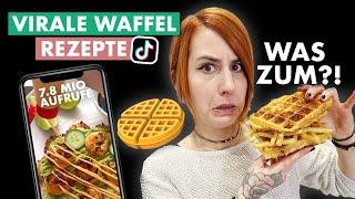 Ich teste VIRALE Waffel  Rezepte von TikTok (OHJE!)