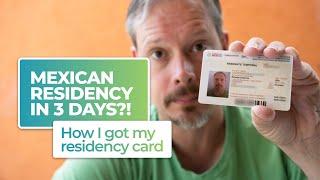 How I got my Mexican Residency Card in Cozumel in 3 days (2023)